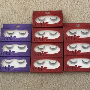 TEN PAIRS BRAND NEW IONI LASHES FAKE EYELASH